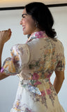 Button Down Printed Dress