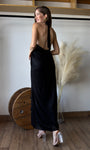 Black Dress With Gold Accent