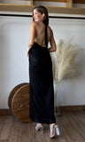 Black Dress With Gold Accent