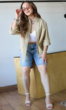 Washed Relaxed Long Sleeve Shirt
