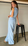 Sleeveless Asymmetrical Vest Jumpsuit