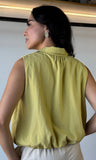 Lime Crop Blouse