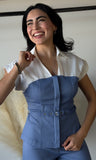 Denim and White Shirt Mix