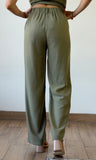 Linen Effect Pants