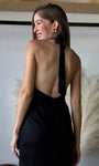 Black Dress With Gold Accent