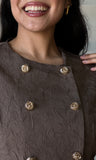 Texture Wrinkle Effect Top