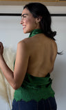 Lace Halter Blouse