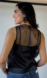 Organza Blouse W/inner Camisole