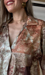 Printed Front Tied Top
