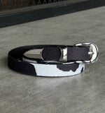 Cow Print Buckle Belt