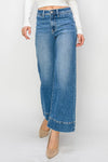 Medium High Rise Wide Jeans