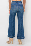 High Rise Wide Ankle Jeans