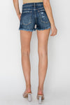 Mid Rise Button Down Shorts