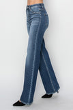 High Rise-Straight Jeans