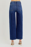 High Rise Crop Boyfriend Tapered Jeans