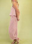 Jumpsuit With Shoulder Tie