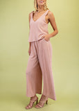 Jumpsuit With Shoulder Tie