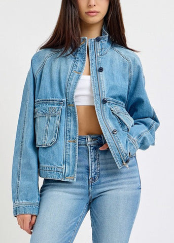 Pocket Detailed Short Jacket