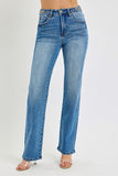 High Rise-Straigh Jeans