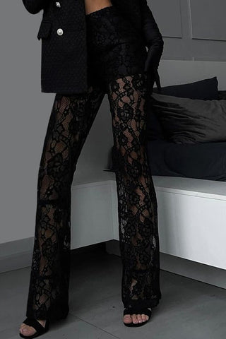 Sheer Lace Pants