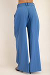 High Waist Pleated Wide Pants