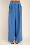 High Waist Pleated Wide Pants