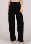 Lawn Linen Wide Leg Easy Fit Trousers