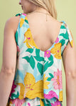 Floral Print Set Illusion Jumpsuit