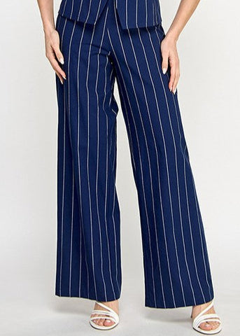 Stripe Tailored Bottom Pants