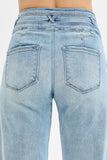 High Rise Crop Detail Jeans