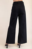 High Waist Wide Leg Pocket Pants