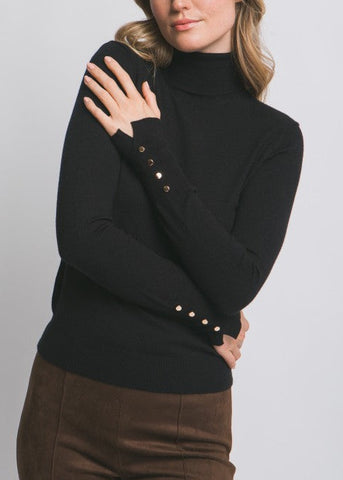 Long Sleeve Turtle Neck Sweater Top