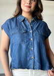 Pocket Flap Button Down Shirt