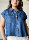 Pocket Flap Button Down Shirt