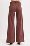 Mid Rise Wide Leg With Wide Hem