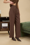 High Waist Pleated Wide Leg Pants