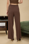 High Waist Pleated Wide Leg Pants