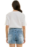 Flower Print Oversized Tee