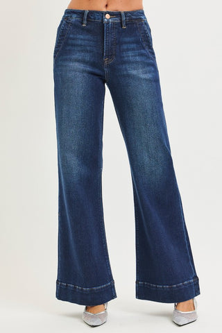 Hi Rise Wide Flare With Wide Hem