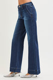 Hi Rise Wide Flare With Wide Hem