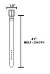 Western Large Engraved Oval Buckle Belt