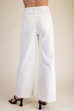 High-waist Straight Pants