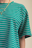 Round Neck Stripe Everyday Top