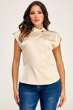 Neck Trim Detail Top