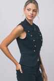Black Napoleon Vest