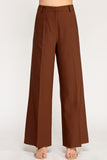 Solid Wide Long Pants
