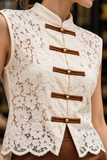 Mandarin Lace Blouse