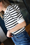 Stripe Sweater Top