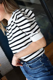 Stripe Sweater Top