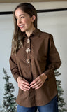 Gold Button Blouse